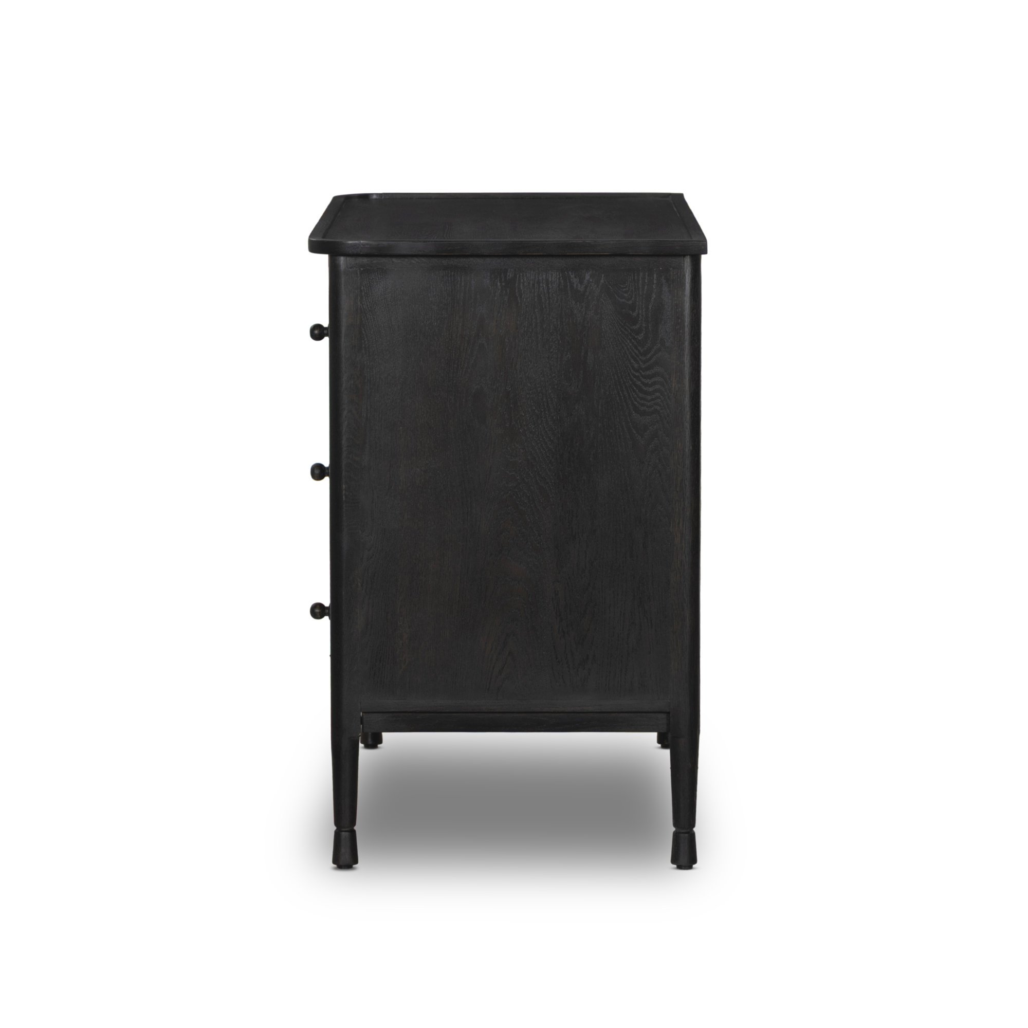 Franny 3 Drawer Chest, Espresso Oak Veneer