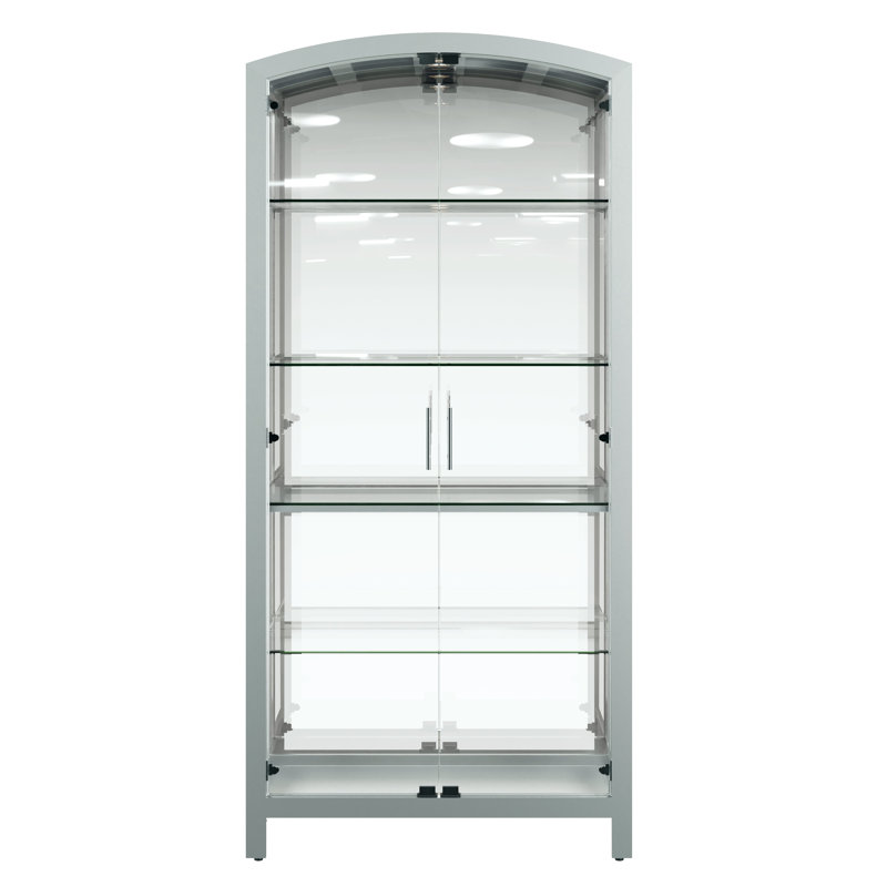 Elsie IIi Curio Cabinet, Silver