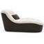 Chaise longue surdimensionnée sans os avec dossier incurvé et coussin moelleux-1450775331