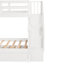 Lit superposé avec couchette Twintwin - construction blanche-38230263