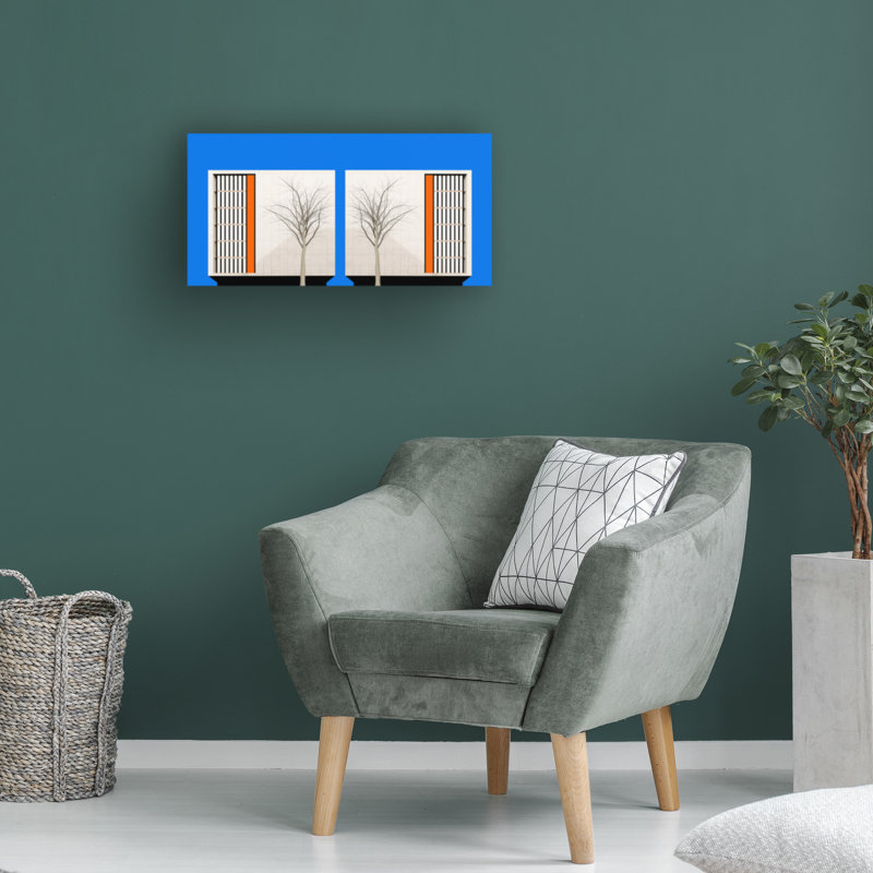 Art sur toile Jumeaux bolins, H 12 po x l 24 po