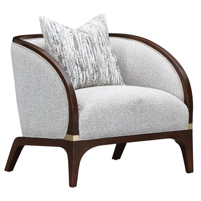Houston Matching Chair - Pebble/Walnut