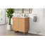 Ensemble de meuble-lavabo de salle de bain (30 pouces) avec structure en bois massif, y compris lavabo, armoires et rangement de salle de bain séparé-1049684267