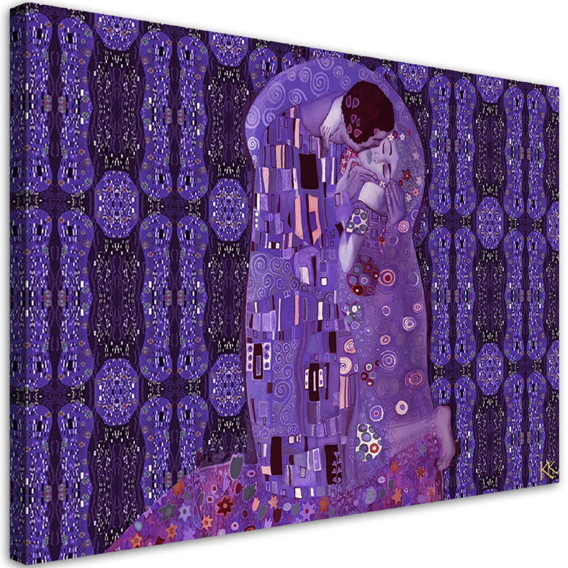 Fulfillment Of A Woman by Gustav Klimt - Wrapped Canvas Print