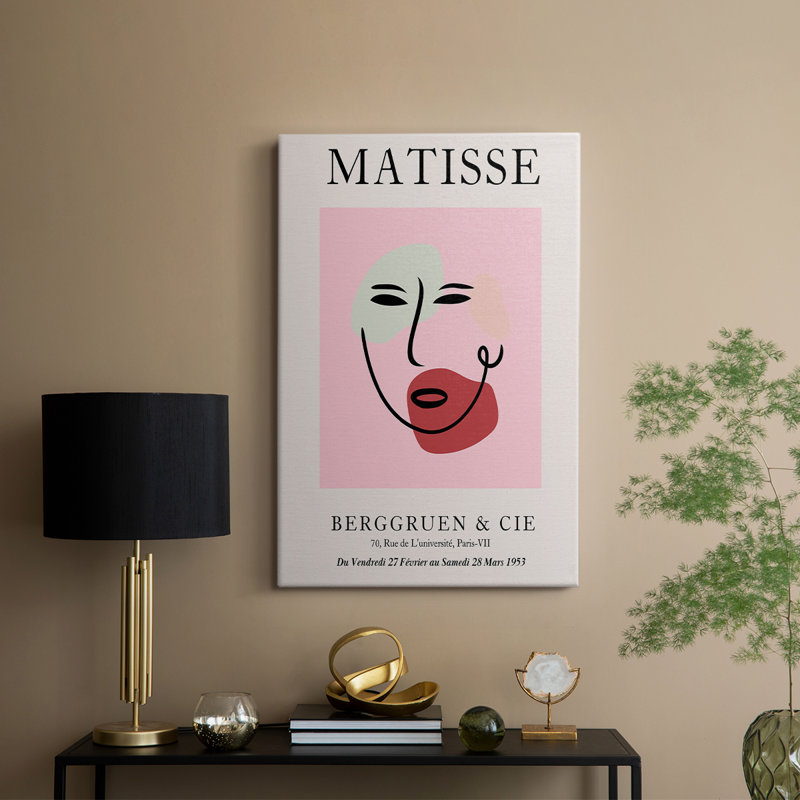 Matisse CDXCV, reproduction d'art encadrée Cavas, H 18 po x l 12 po