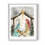 «Unto Us A Child is Born», reproduction encadrée - bois massif-1170916362-1170916405