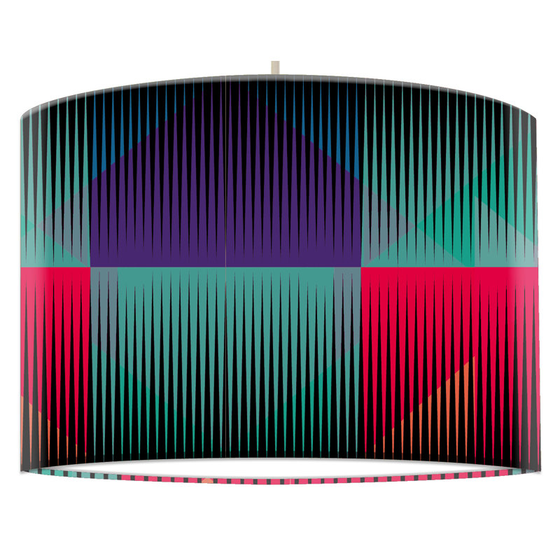 Jahiem 29cm H Paper Drum Pendant Shade ( Screw On )