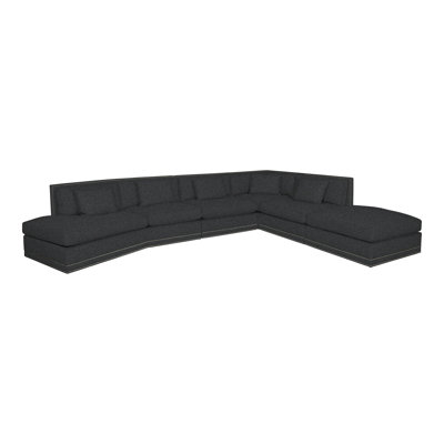 Steadman By Michael Weiss Upholstered Sectional Reversible