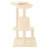 vidaXL Cat Tree Engineered wood, plush, sisal Medium Durable-421564565
