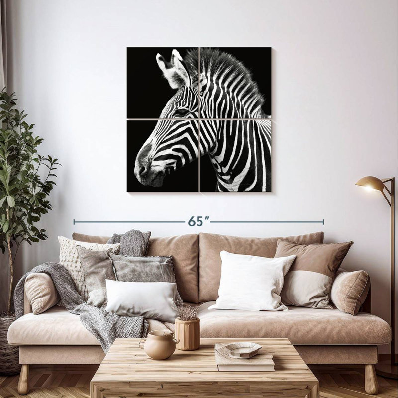 Brampt Zebra Stripes Pattern III, 38" H x 38" W