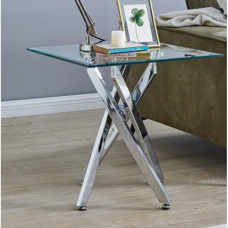 Table de bout Lenworth, Chrome chrome