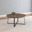 Table basse ronde en bois d'ingénierie