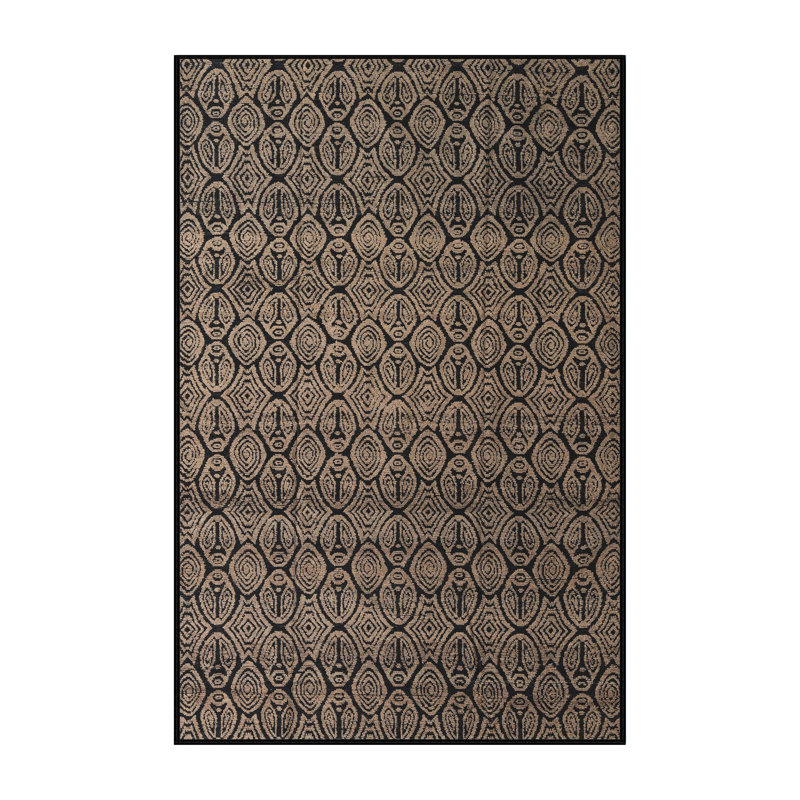 Abstract Indoor Rug, Rectangle 2' x 4'