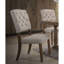 Ensemble de 2 chaises d'appoint Bernard Linen-1150881560