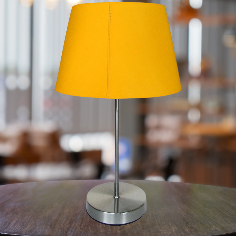 Ene Metal Table Lamp, Mustard