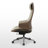 Height Adjustable Desk & Serene Ella Leather Chair Set For Home Office