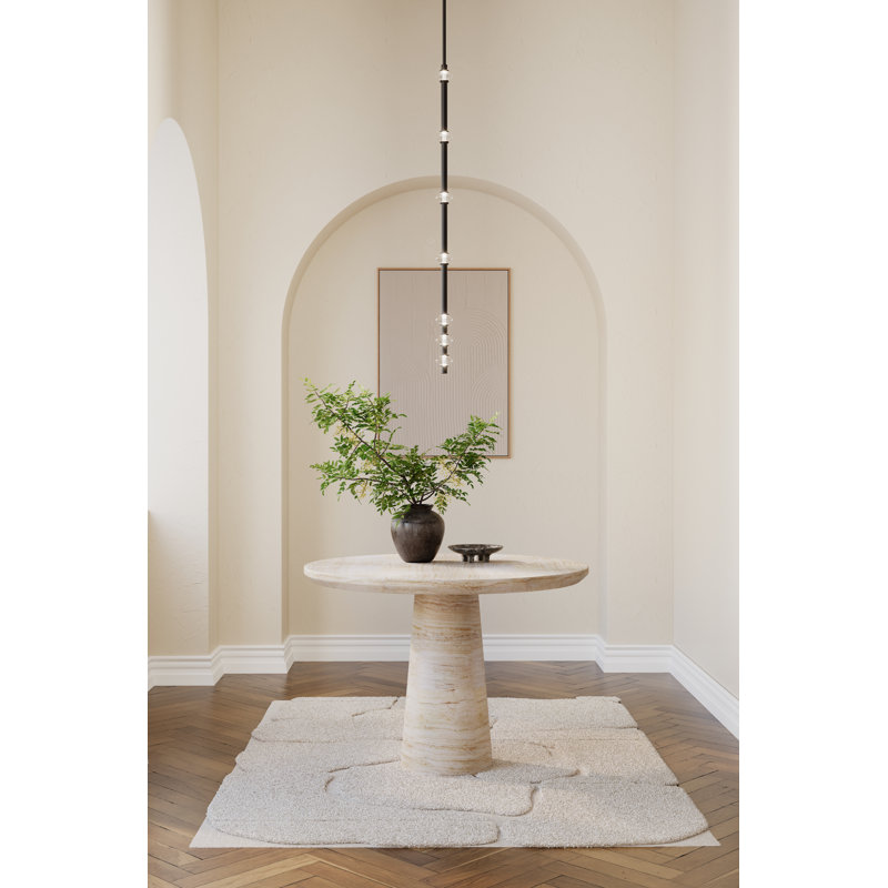 Mini-luminaire suspendu DEL 2,5 po Pearl, Noir