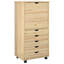 Solid Pine Wood Rectangle Accent Chest