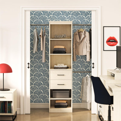 Kelly 61.7'' - 91.7'' Closet System