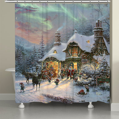 Rideau de douche Thomas Kinkade