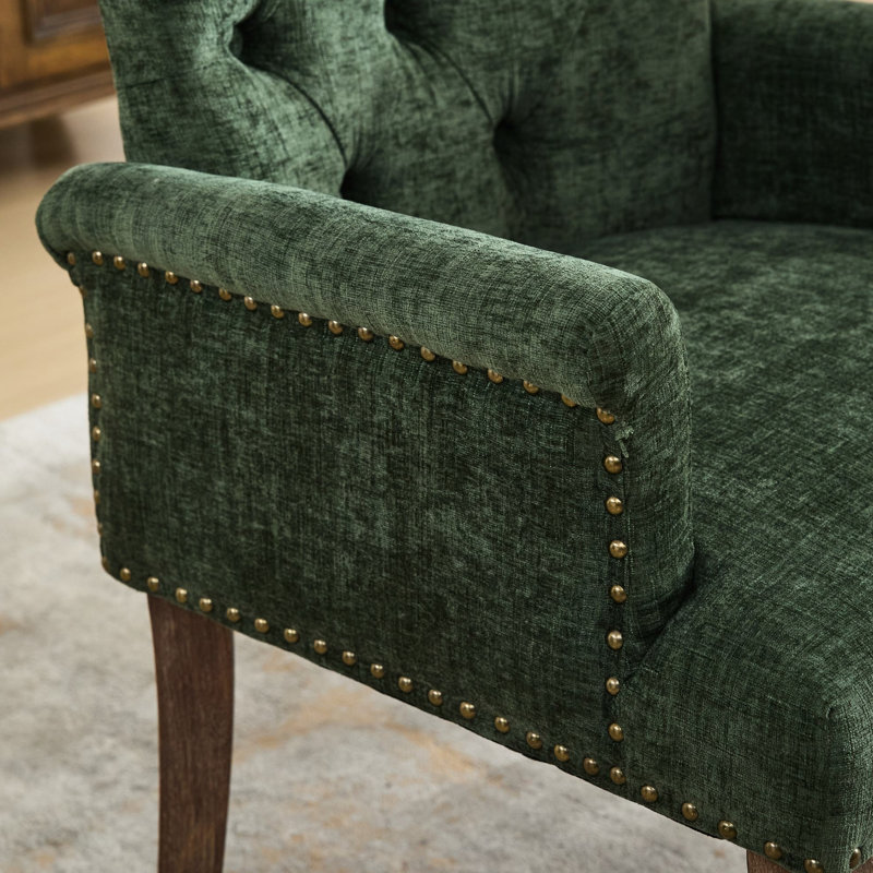 Chaise de salle à manger rembourrée Olive Chenille