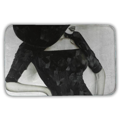Fabianna Microfiber Non-Slip Bath Mat