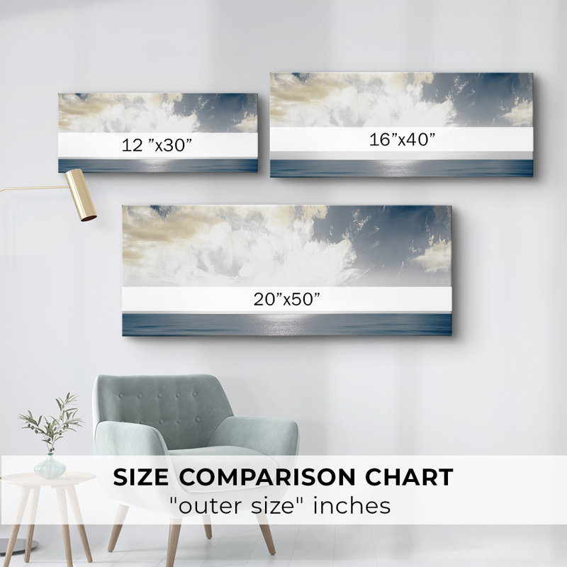 Série abstraite - DCXI - Toile tendue avec châssis - Prêt à accrocher, H 20 po x l 50 po