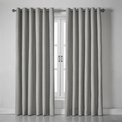 Bechard Blackout Linen Look Ring Top Curtains