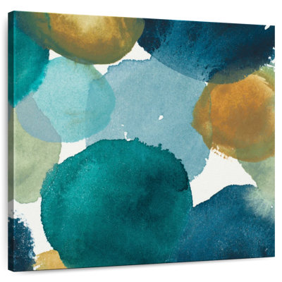 Filigrane Avery bleu sarcelle carré II