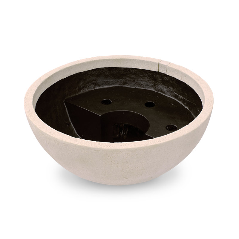 Pot à eau Precilla, Granite du désert, H 14 po x l 32 po x P 32 po
