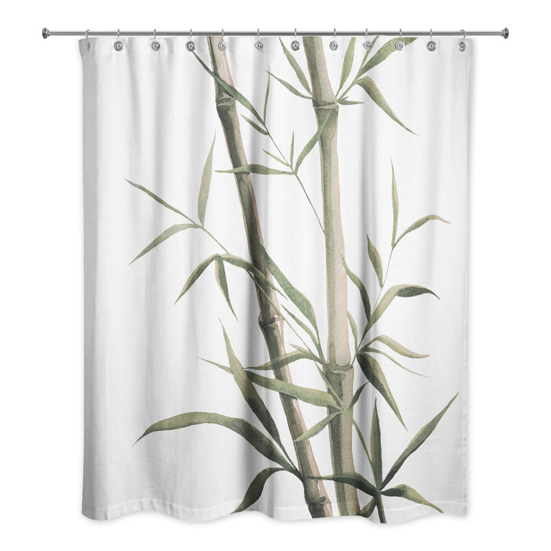 Rideau de douche simple Perine, Vert clair
