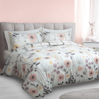 Garden Polyester Floral Comforter