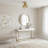 Auther Glass Semi Flush Mount