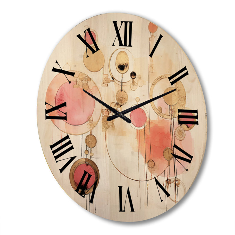 Horloge murale surdimensionnée synchronisée Elegant Vintage, Très grand