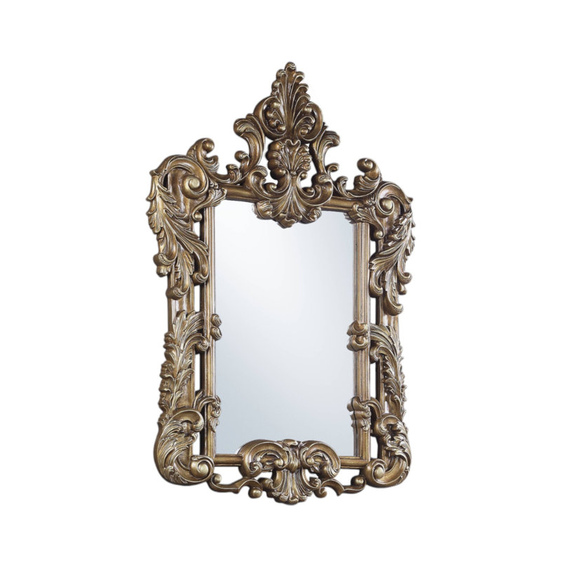 Miroir mural Constantine Brown and Gold Finish