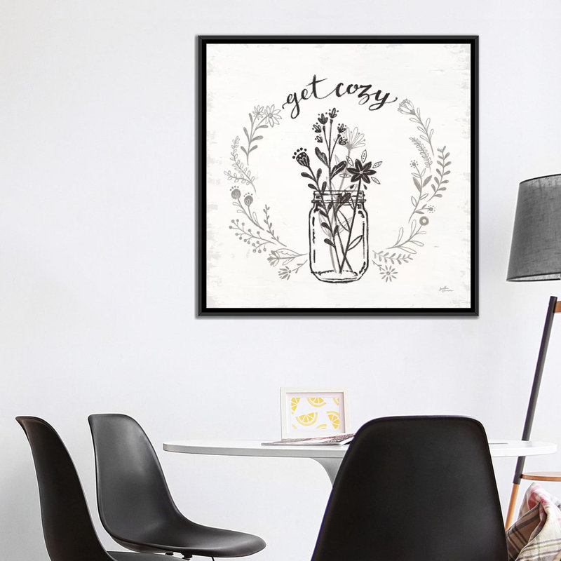 «Our Nest VIII», impression sur toile, H 18 po x l 18 po x P 1,5 po, Toile avec cadre noir, Pas de tapis