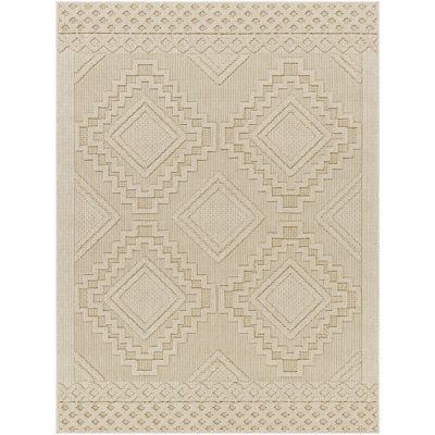 Tapis intérieur / extérieur géométrique Kirsteni