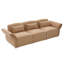Canapé 3 places rétro avec coussins lombaires et tissu velours-143305678-143305672