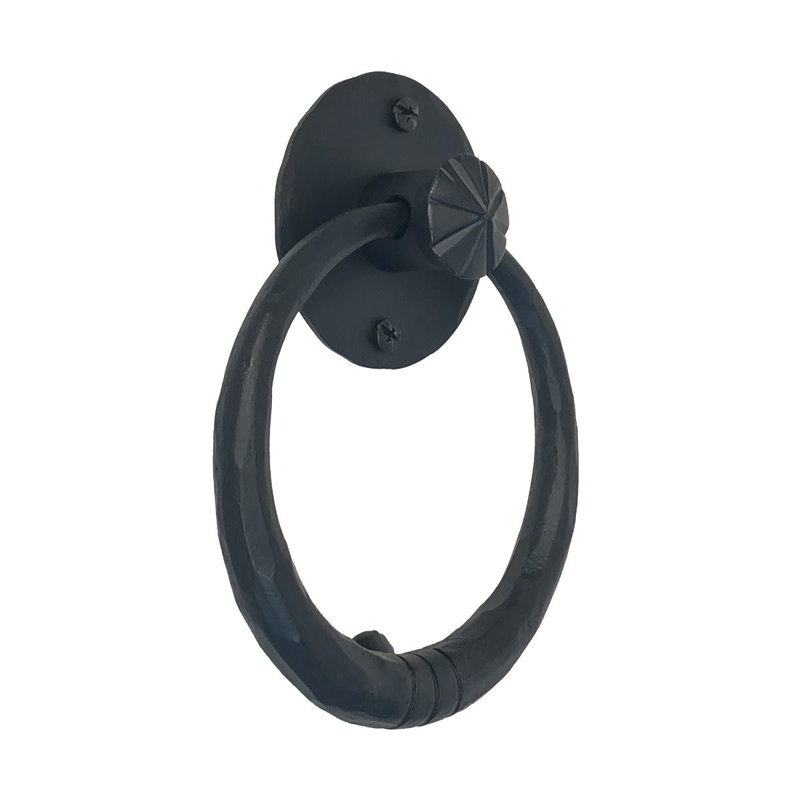 Matte Black Iron Art Sonoma Door Knocker