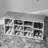 Shoe Storage Bench with Cushion, Shoe Rack with 3-Tier Adjustable Shelf for Entryway, Living Room-1494242260-1494242259