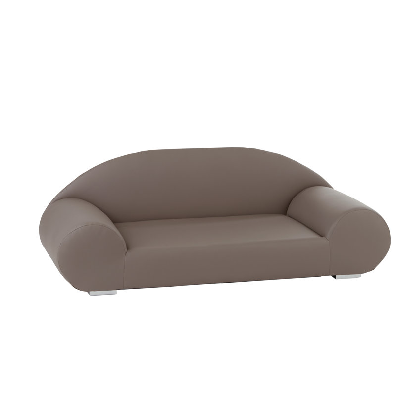 Lisette Faux Leather Pet Bed