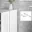 Armoire de rangement moderne de style moderne de 69 po avec tablettes mobiles