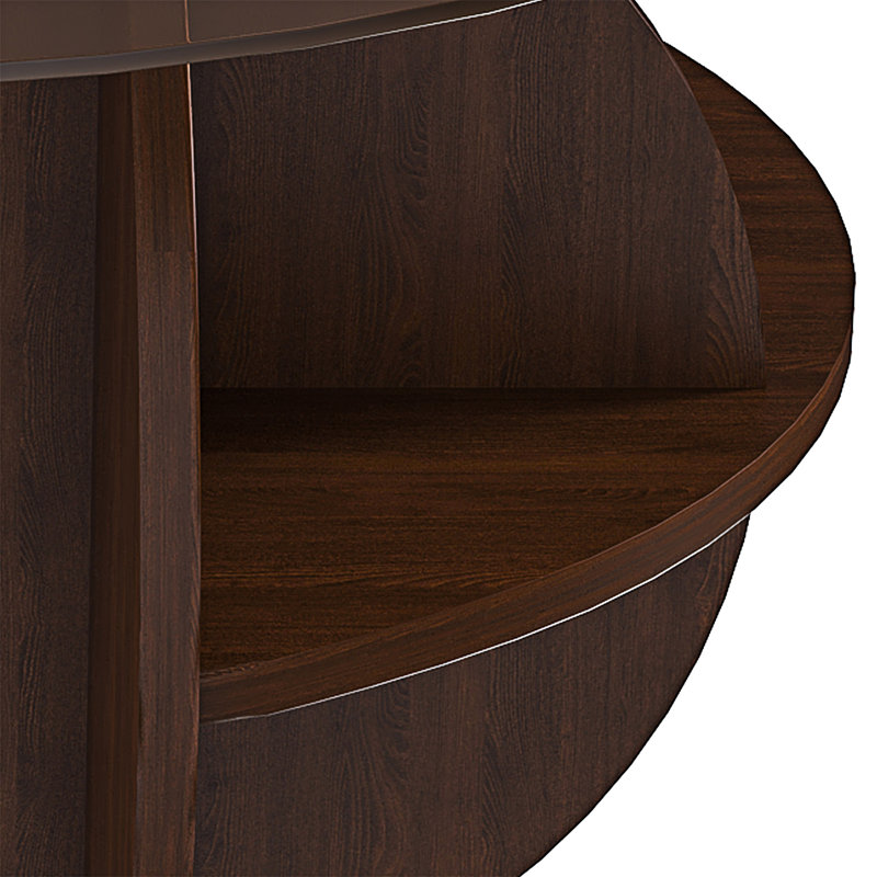 Round Coffee Table with Storage