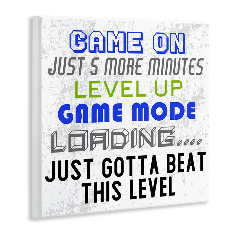 Art mural, "Game mode phrases" par Kim Allen