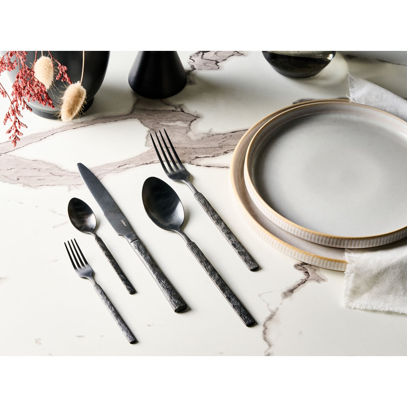 30 Piece Cutlery Set BIGOLI Gold, Black
