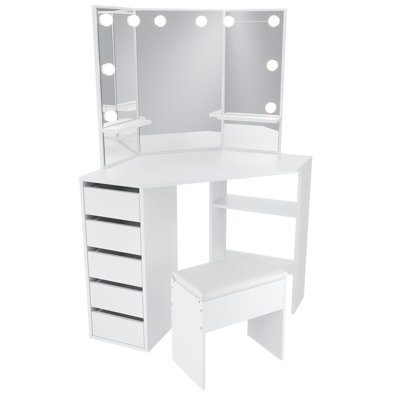 Burgwell Dressing Table with Mirror