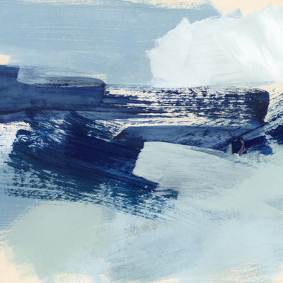 Coastal Brushstrokes IV - Wrapped Canvas Painting