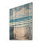 Coastal Minimalisme Beach Fence II sur impression sur bois-1355069263