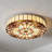4-Light 19.7" Tiffany Style Flush Mount Ceiling Light
