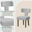 Chaises de salle à manger en forme de T Boucle Lamb (ensemble de 2)-1259721249